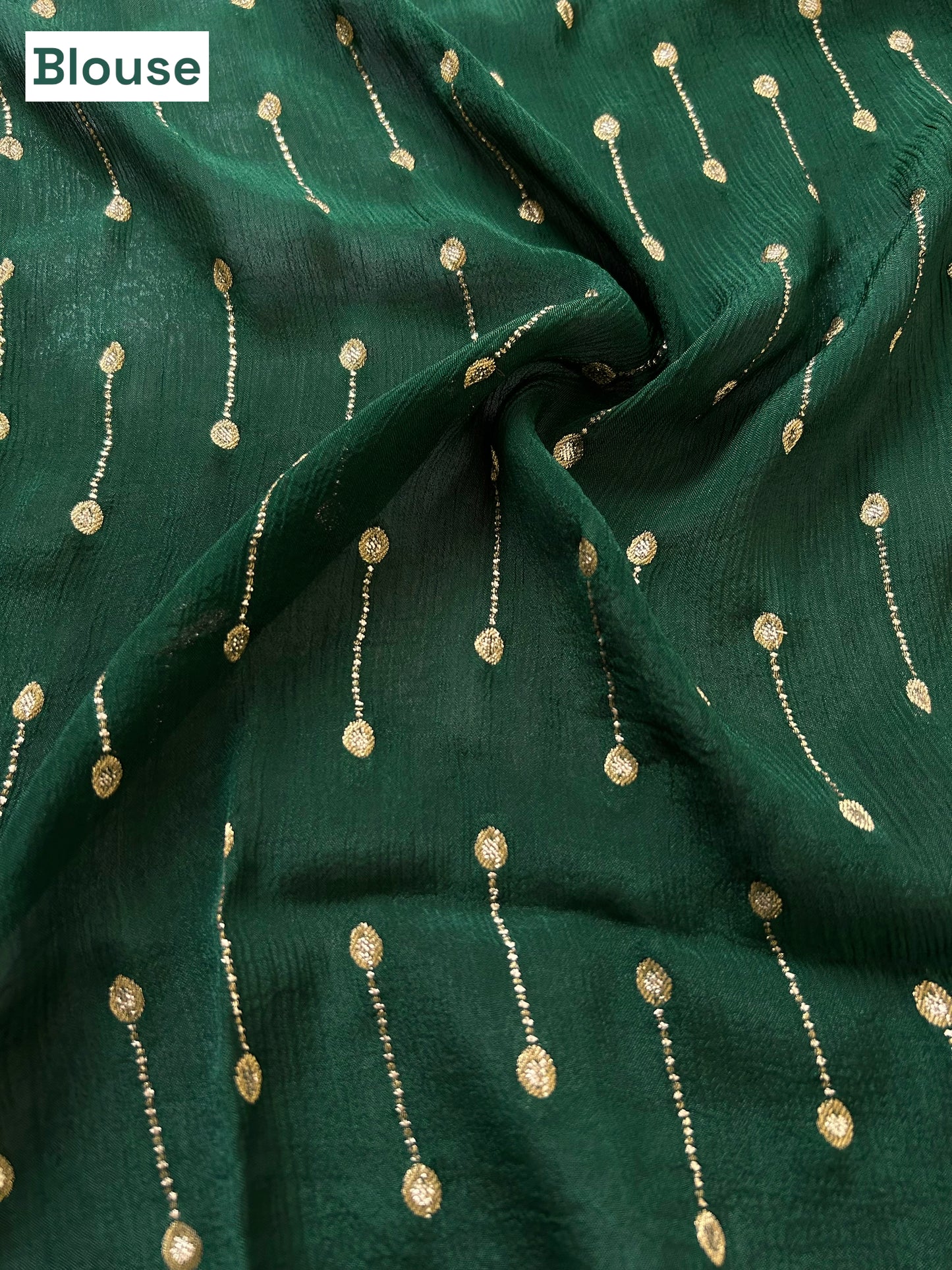 Satin organza saree - Red