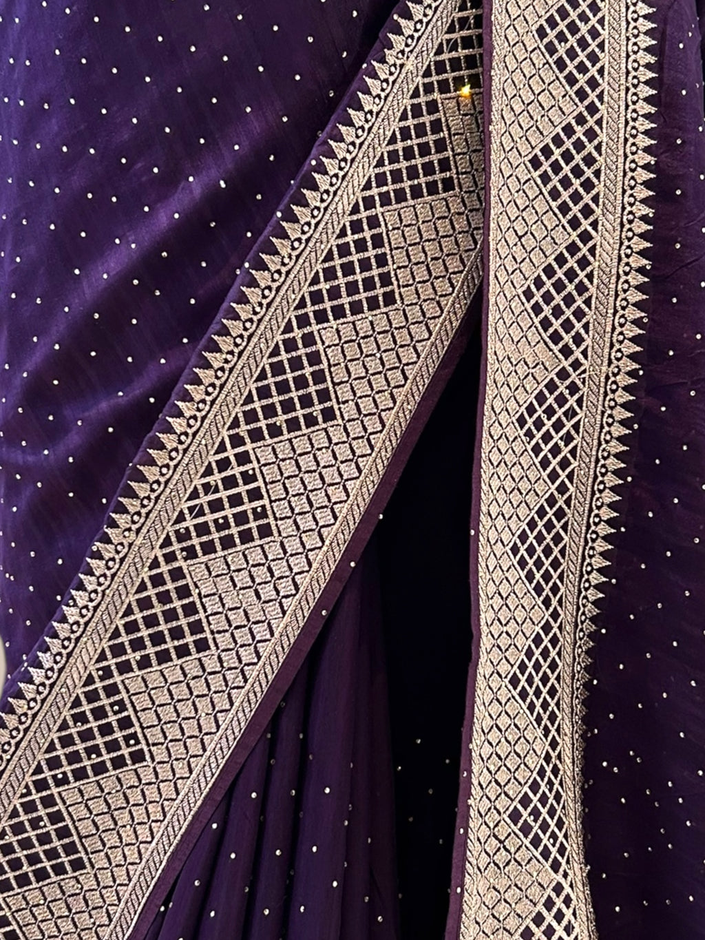 Swarovski sparkle kiana silk - Violet