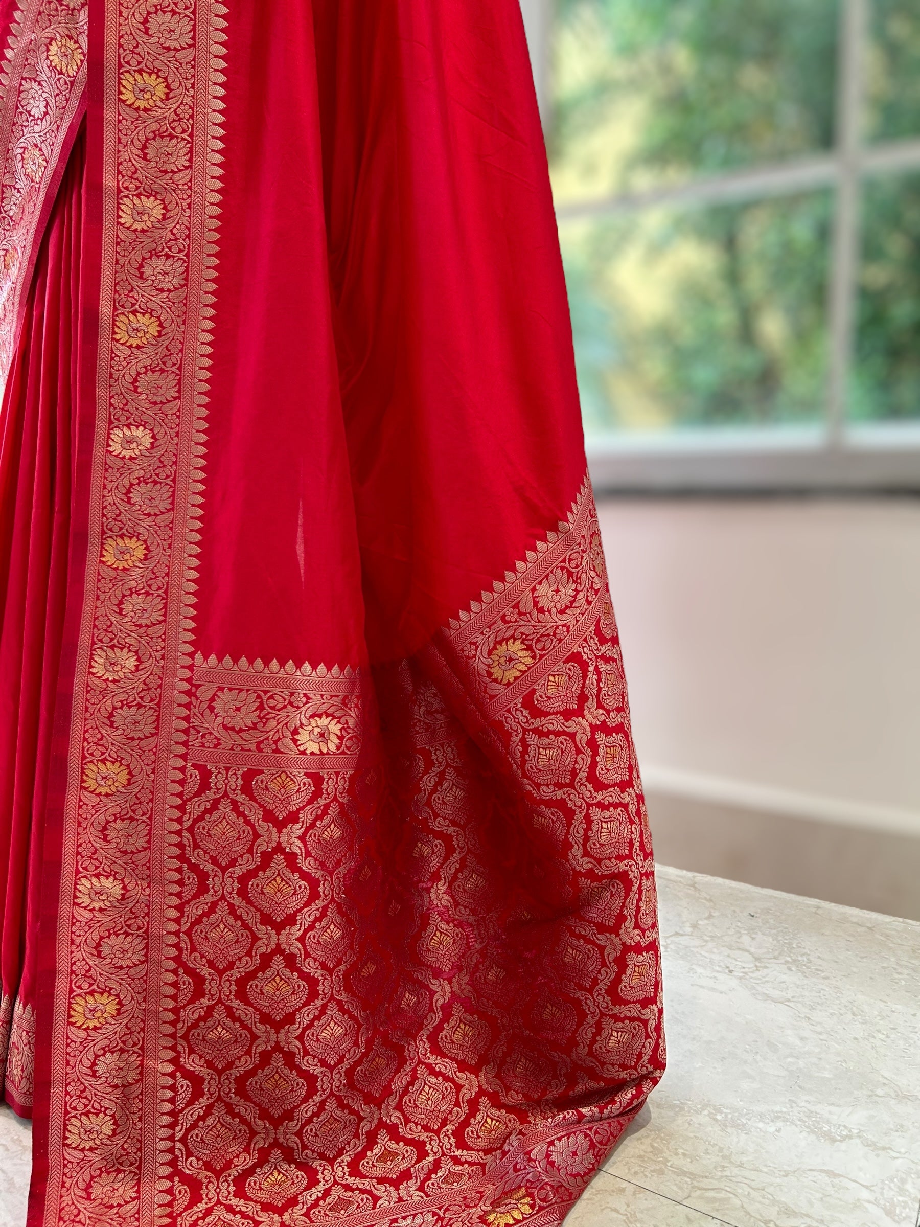 Soft silk saree - Red
