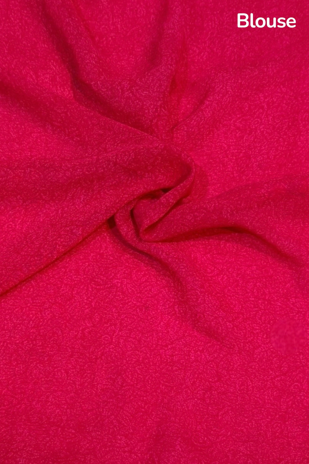 Pink floral embellished chiffon saree