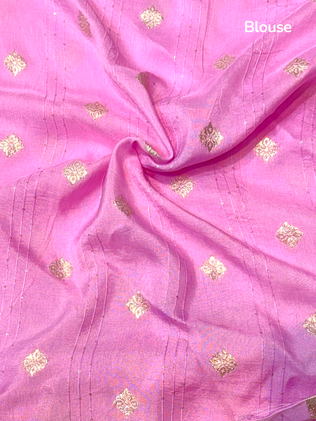 Chiffon elephant zari saree - Peacock purple