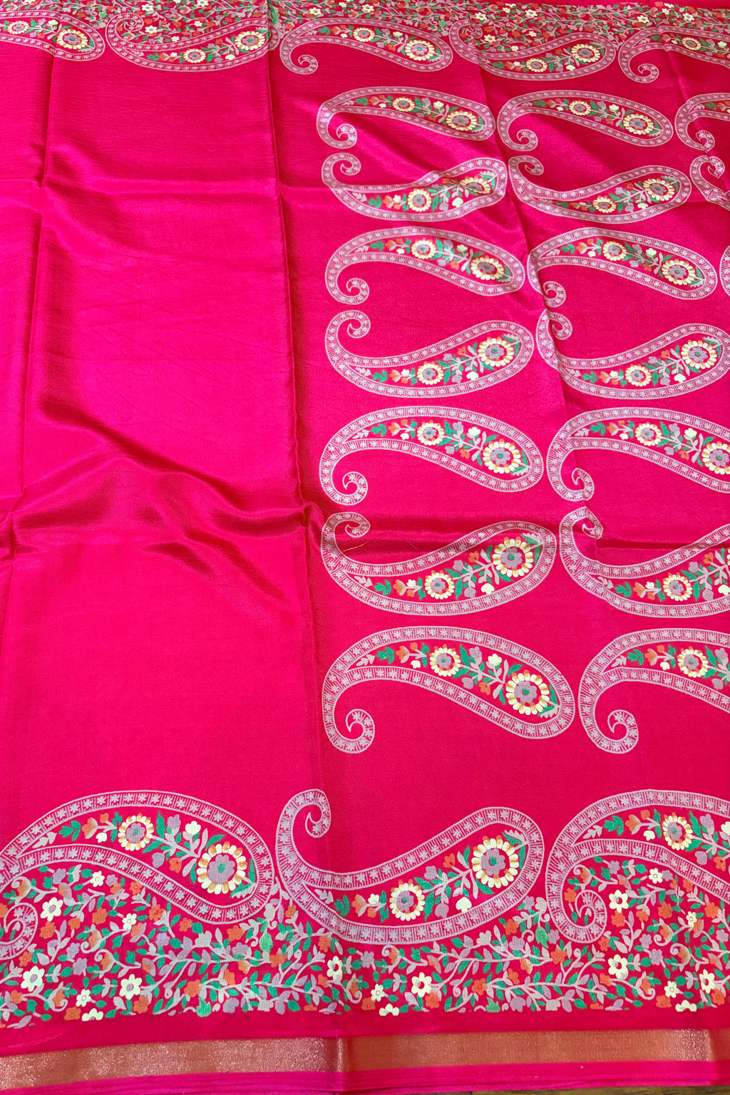 Soft silk printed saree - Buti