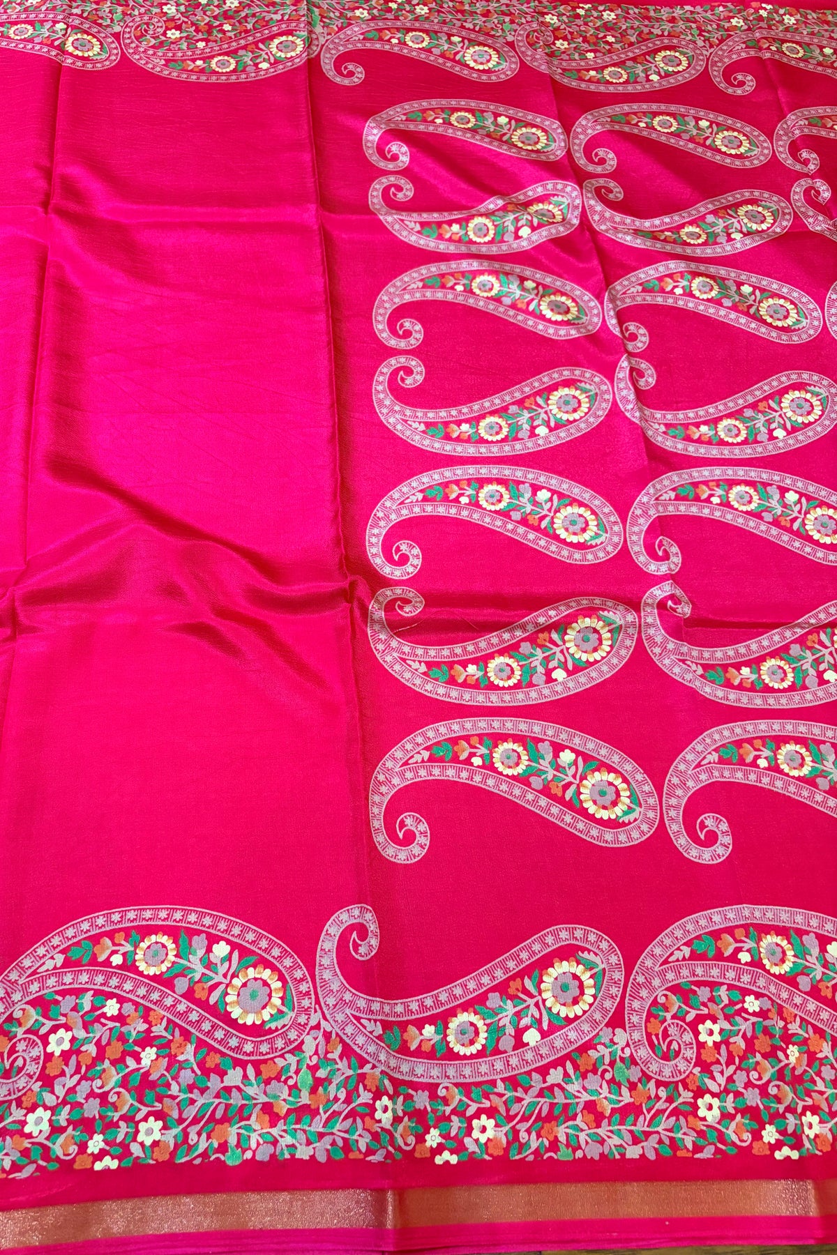 Soft silk printed saree - Buti
