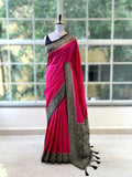 Soft silk saree - Pink