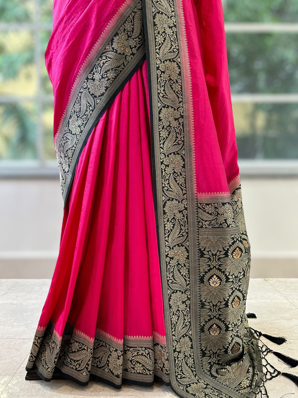 Soft silk saree - Pink