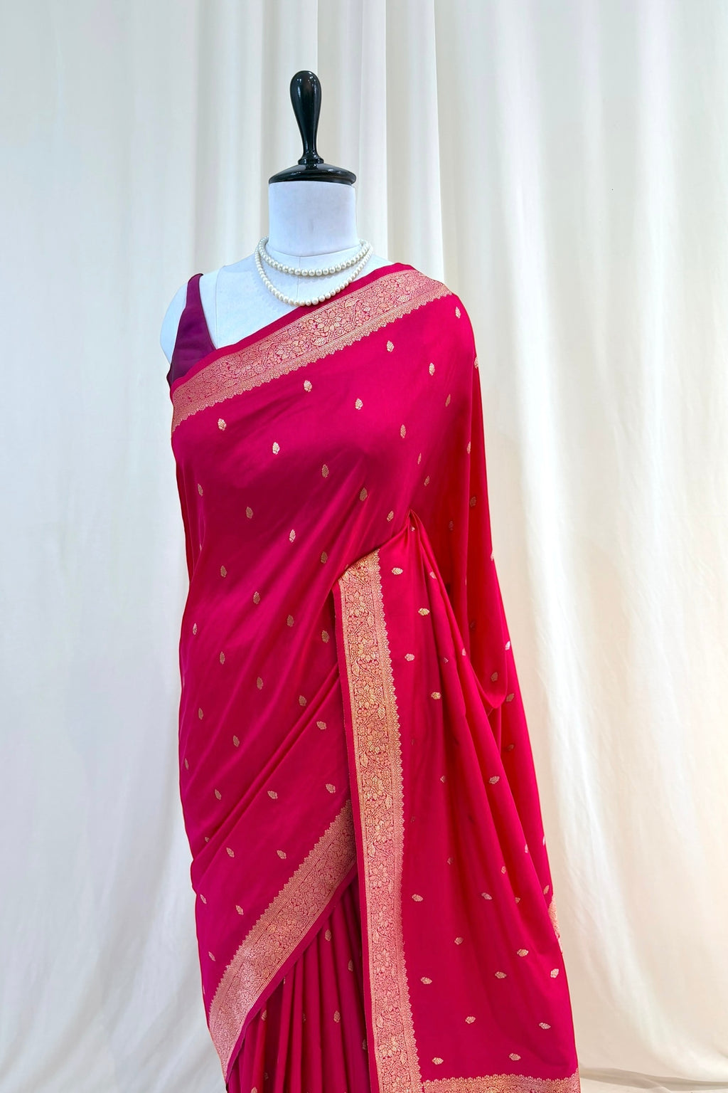 Banarasi soft silk saree - Pink
