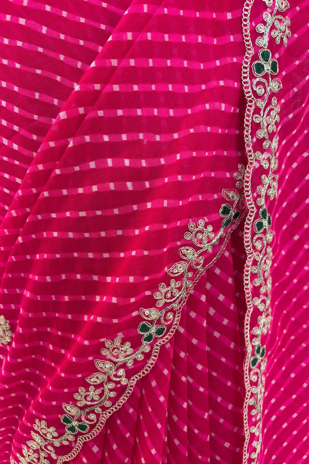 Designer motra saree - Pink