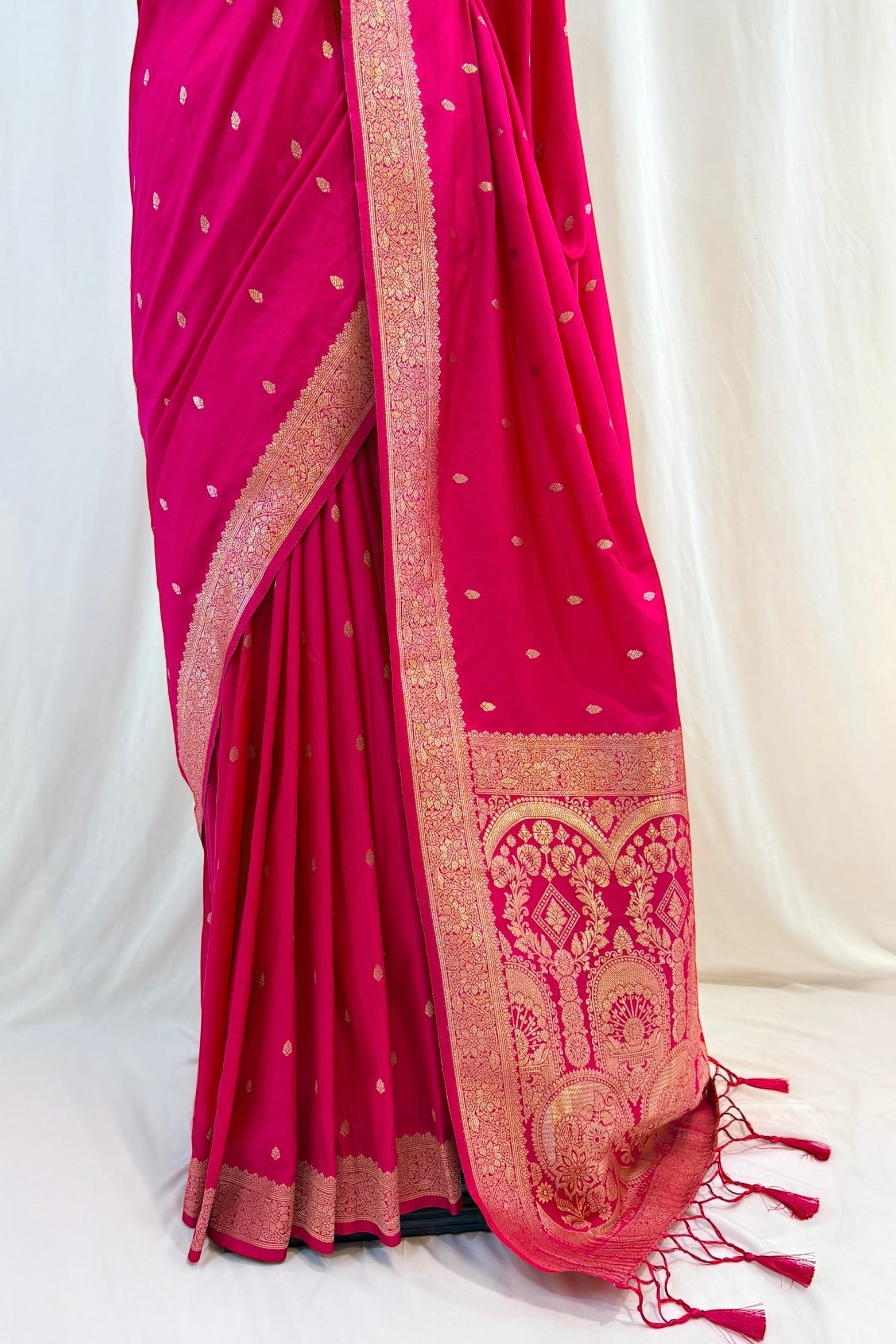 Banarasi soft silk saree - Pink