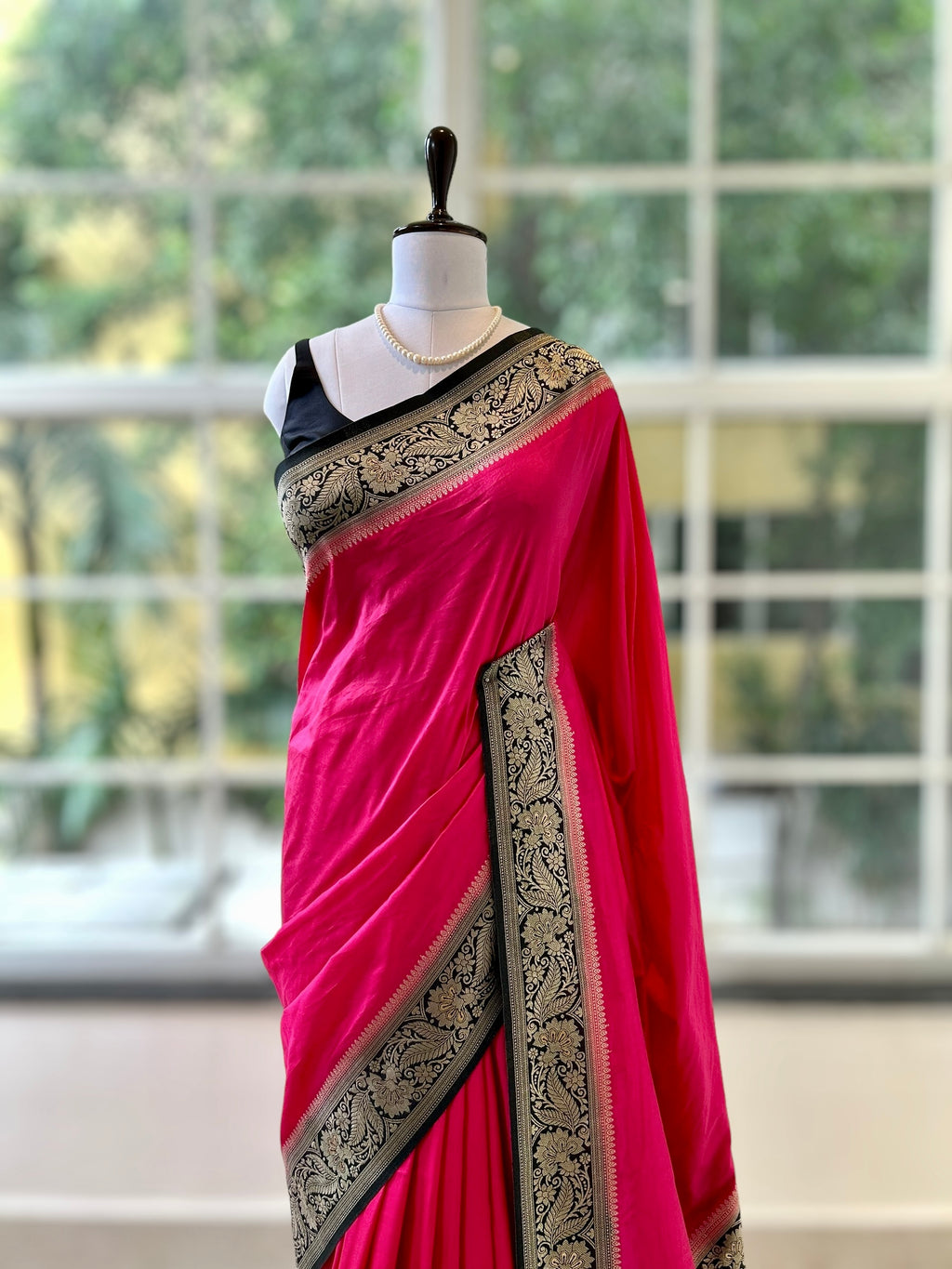 Soft silk saree - Pink