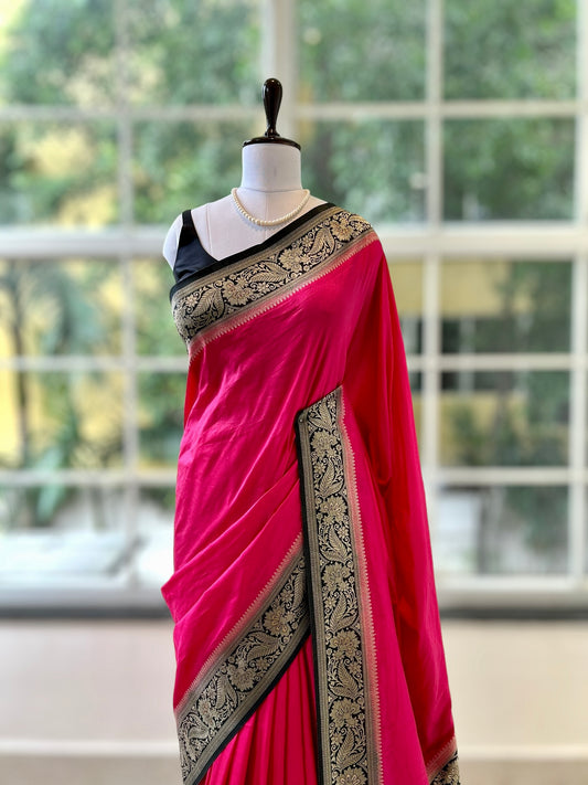 Soft silk saree - Pink