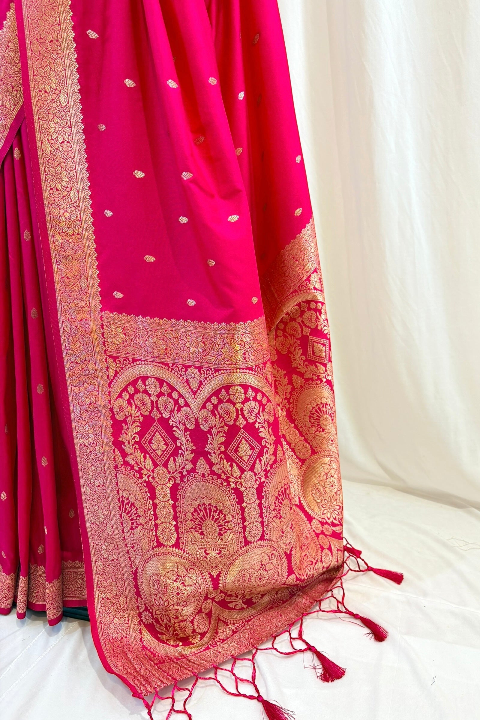 Banarasi soft silk saree - Pink