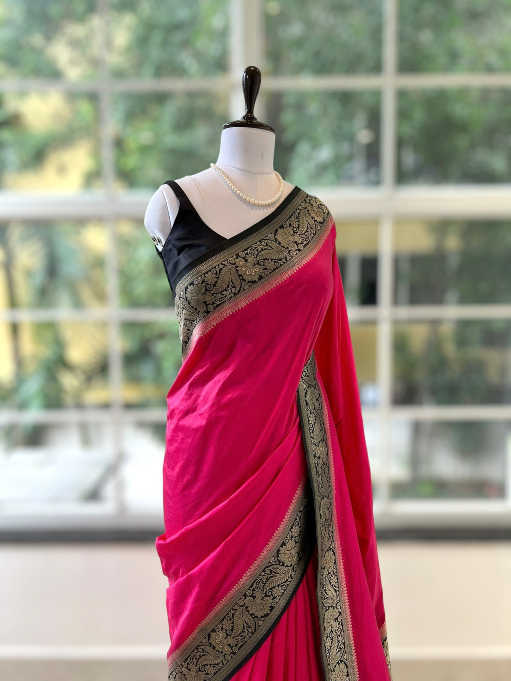 Soft silk saree - Pink