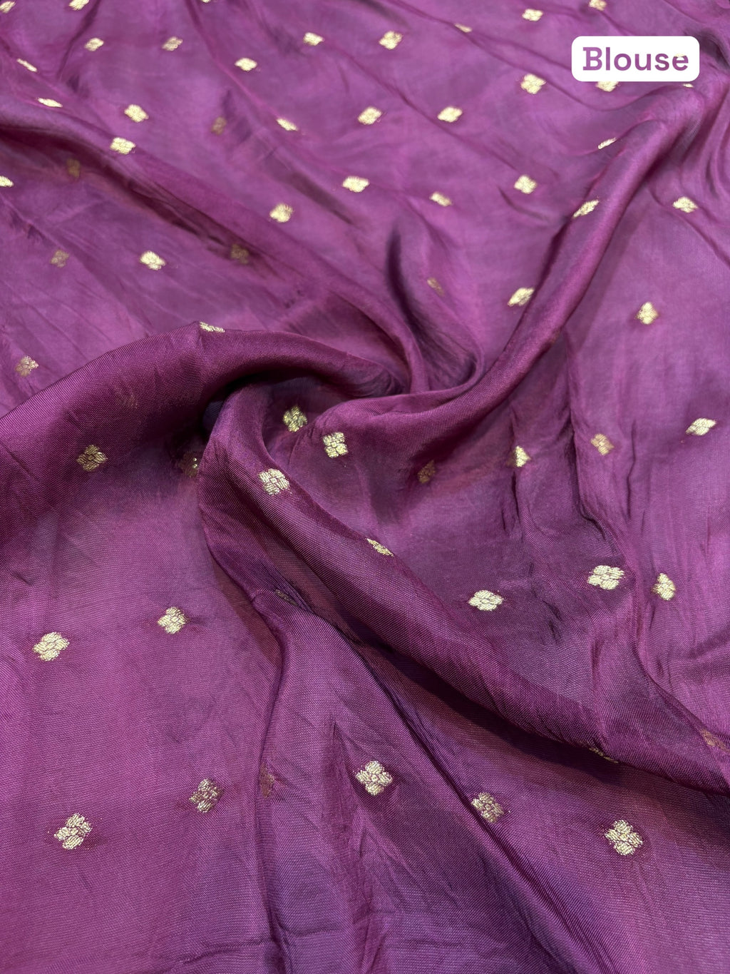 Bandhani print soft organza saree - Wine