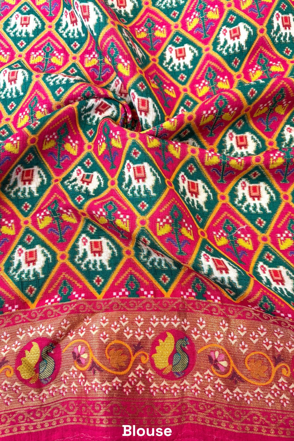 Mustard embroidered soft silk saree