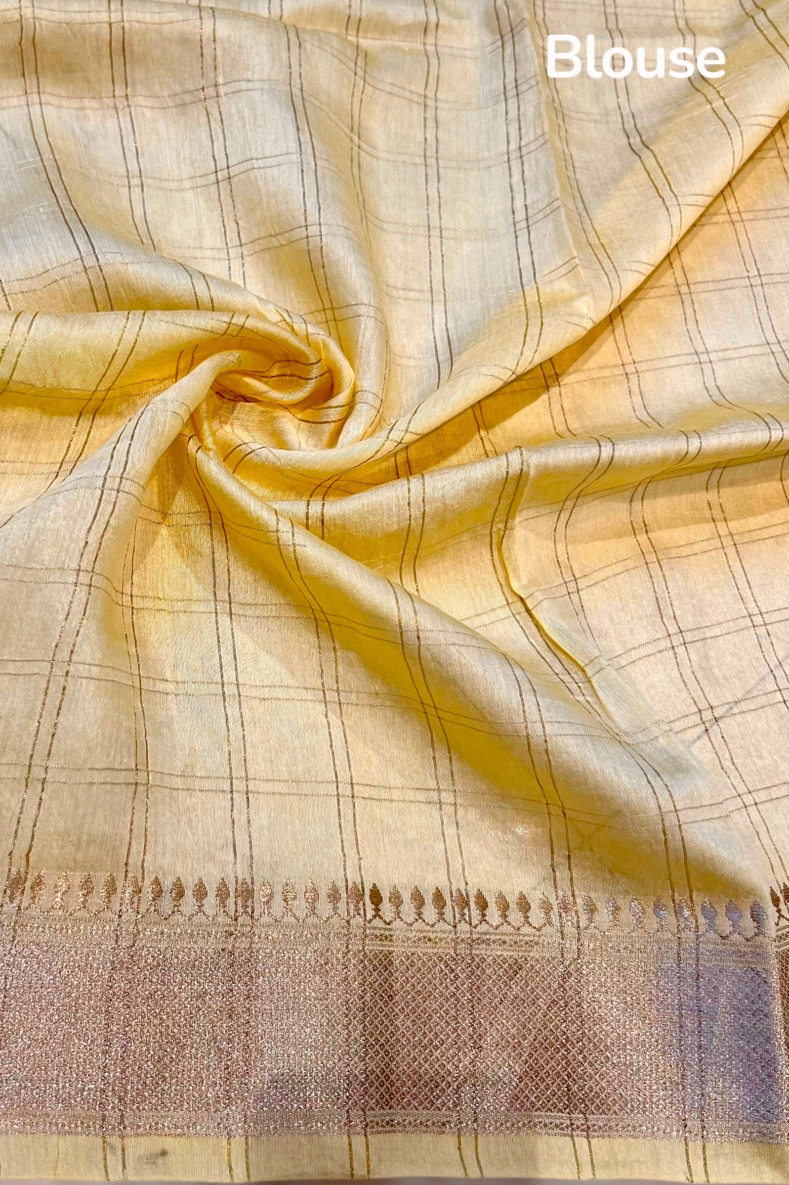 Soft embroidered zari cotton saree - Yellow