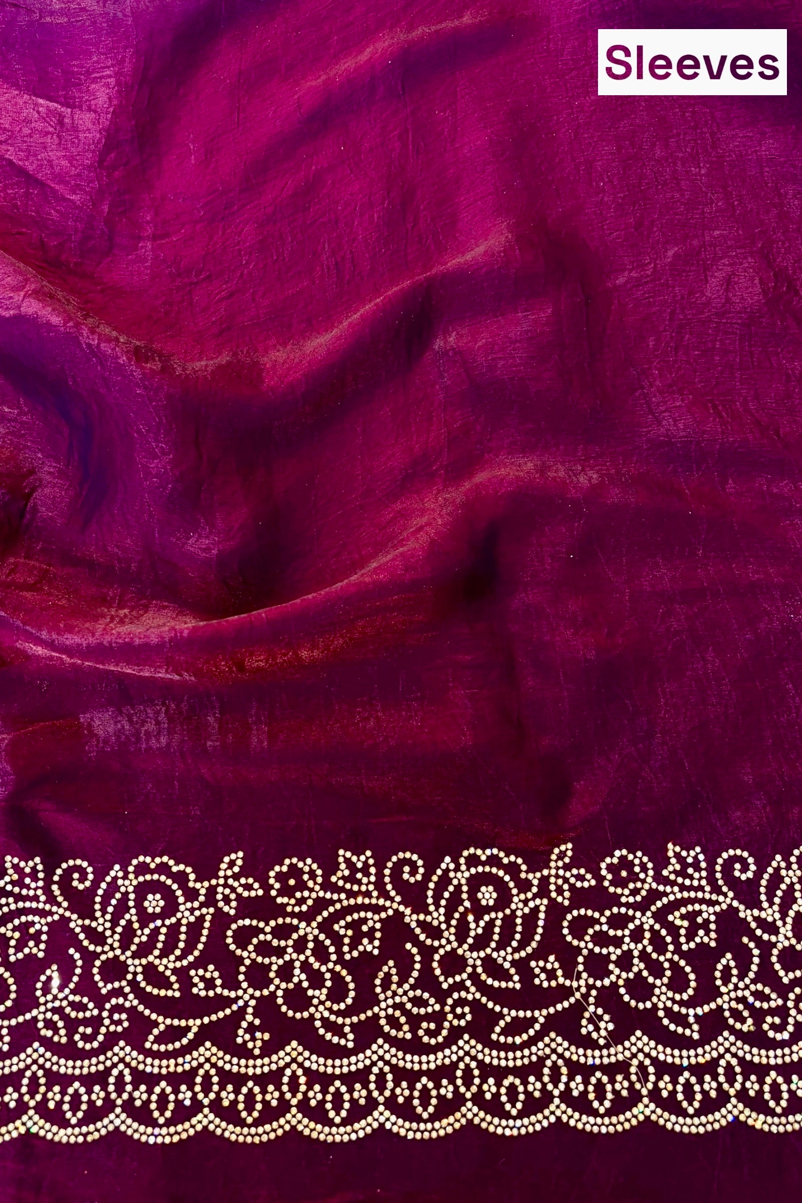 Fendy swarovski embellished saree