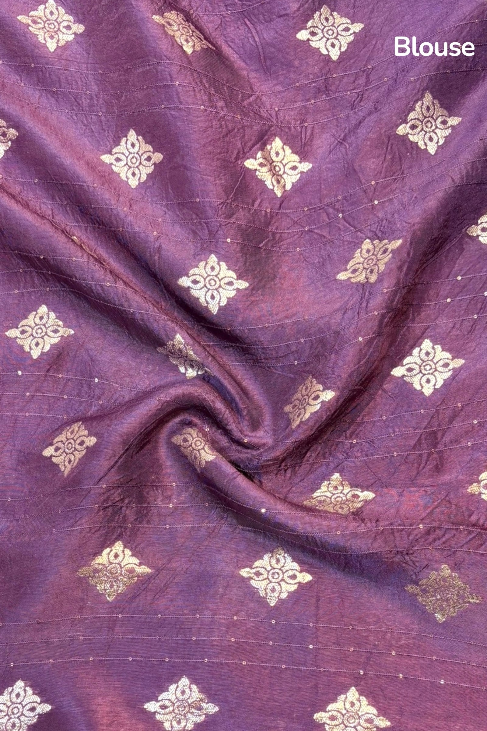 Soft tissue saree - Purple