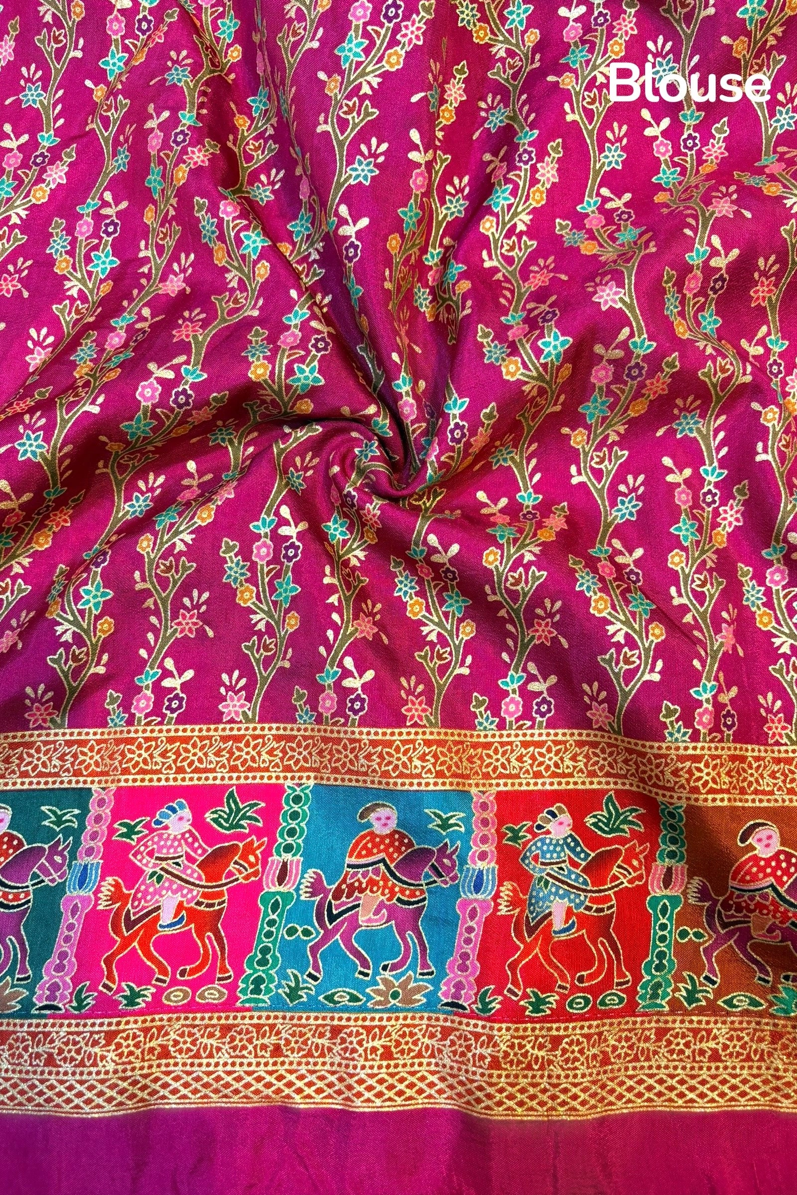 Soft cotton silk saree - Grey