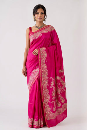 Soft silk printed saree - Buti
